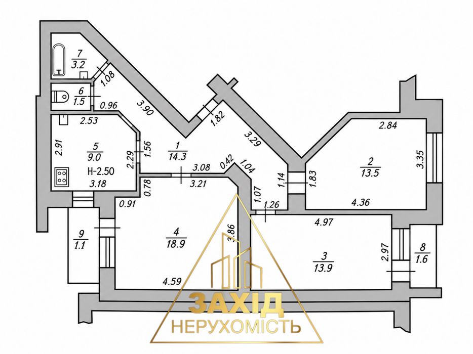 Квартира на вул. Кравчука в Луцьку, ID 432421, фото №23