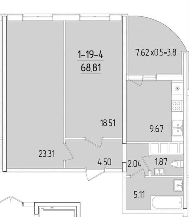 Квартира на вул. Краснова, 1Д в Одесі, ID 472107, фото №8