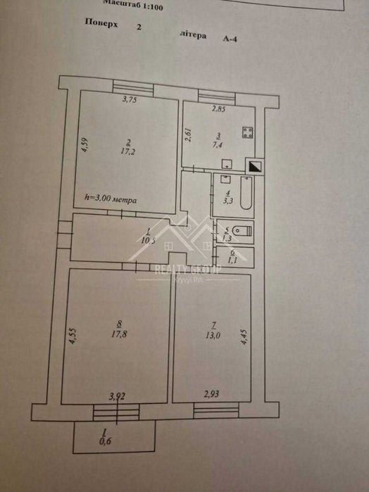 Квартира на Покровський в Кривому Розі, ID 477159, фото №18