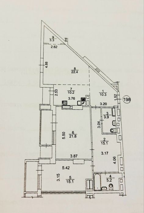 Квартира на вул. Іоанна Павла II в Києві, ID 480006, фото №22