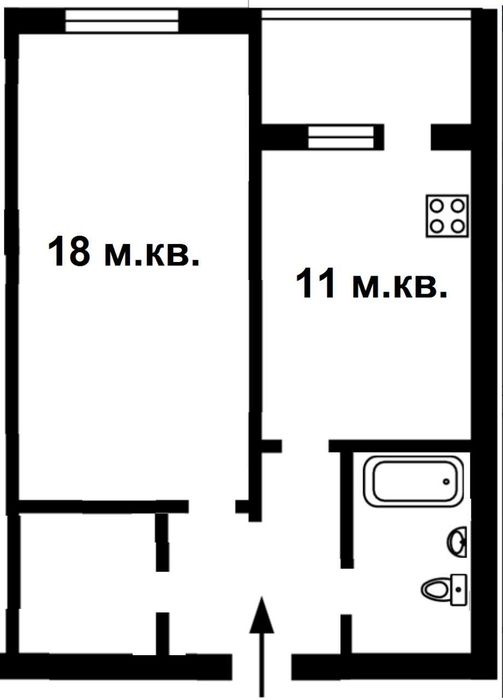 Квартира на пров. Ясинуватський, 11 в Києві, ID 480005, фото №11