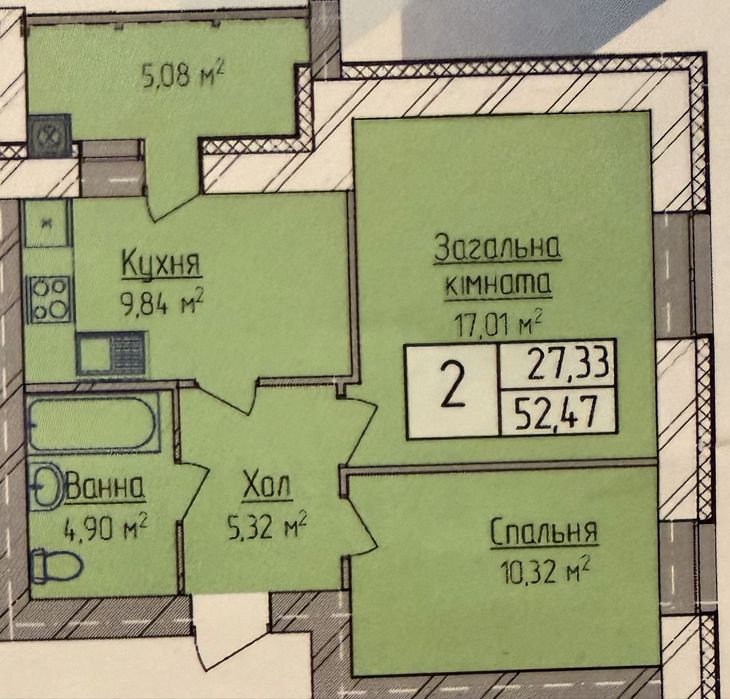 Квартира на ЖК Family, ID 483304, фото №1