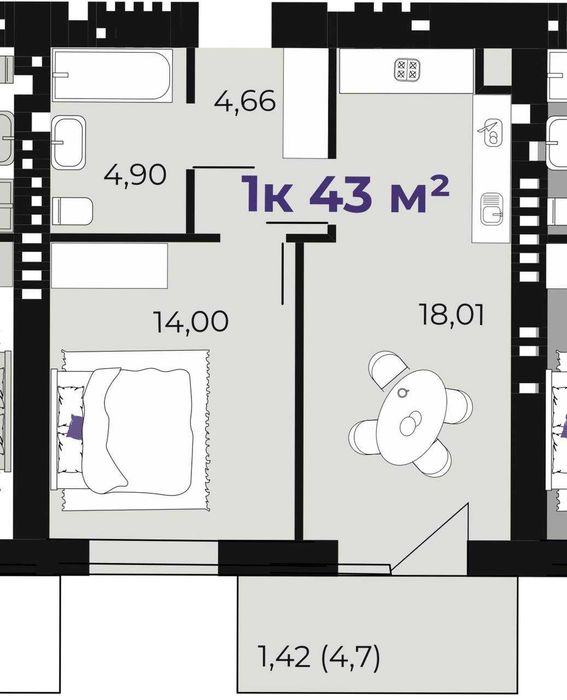 Квартира — Івано-Франківськ в Івано-Франківську, ID 488296, фото №4