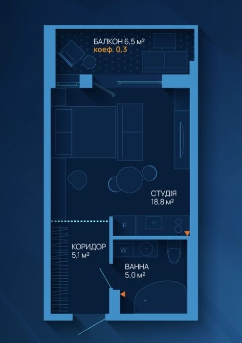 Квартира на ЖК Dreamland в Івано-Франківську, ID 490850, фото №4