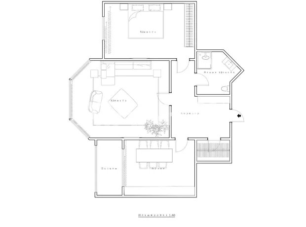Квартира на вул. Парусна в Одесі, ID 306063, фото №13