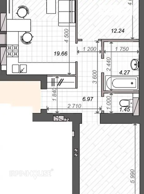 Квартира на вул. Миколи Сингаївського, 8К в Києві, ID 232175, фото №8