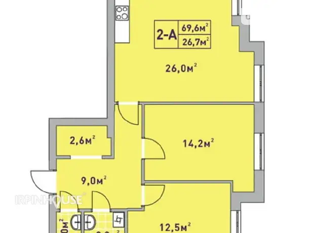 Квартира на вул. Університетська 3/8 в Києві, ID 250580, фото №17