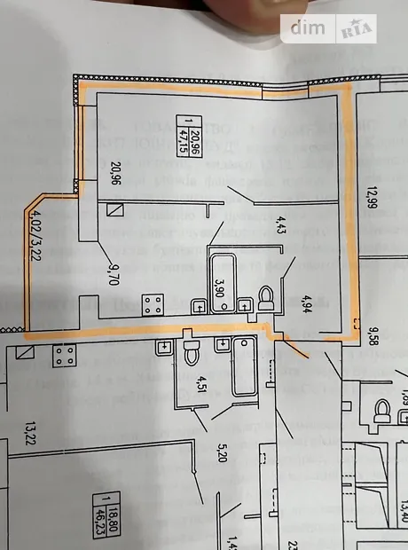 Квартира на вул. Озерна, 14А в Хмельницькому, ID 230052, фото №1