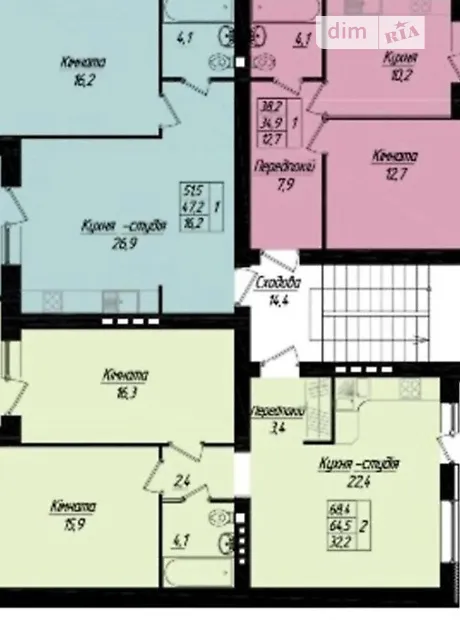 Квартира на вул. Тернопільська в Тернополі, ID 222043, фото №6