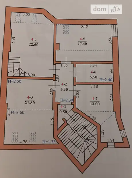 Квартира на вул. Корнія Товстюка, 5Е в Чернівцях, ID 230110, фото №3