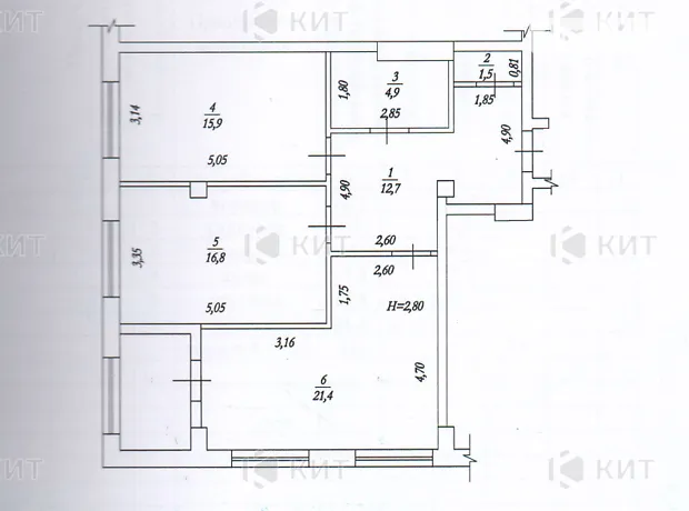 Квартира на вул. Свободи, 36 в Харкові, ID 167304, фото №6