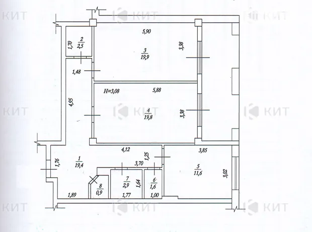 Квартира на вул. Свободи, 36 в Харкові, ID 202634, фото №6