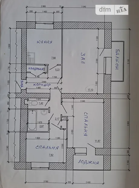 Квартира на вул. Сержанта Рзянкіна, 2 в Кривому Розі, ID 196903, фото №2