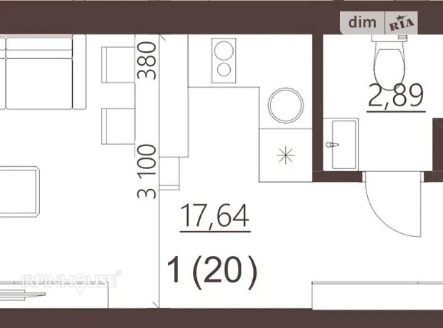 Квартира на вул. Мирна, 3Д в Києві, ID 307047, фото №5