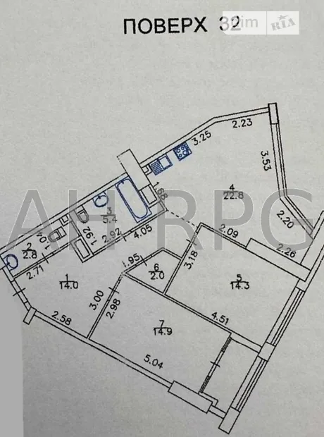 Квартира на просп. Берестейський, 11 в Києві, ID 201509, фото №5