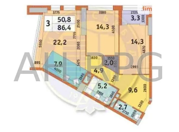 Квартира на просп. Берестейський, 11Б в Києві, ID 173421, фото №5