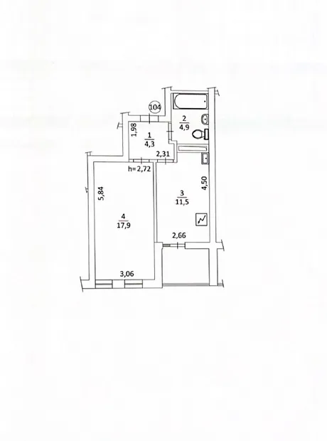 Квартира на вул. Автозаводська, 72Б в Києві, ID 172050, фото №4