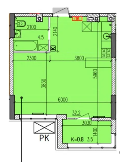Квартира на вул. Мандриківська, 298 в Дніпро, ID 163739, фото №2