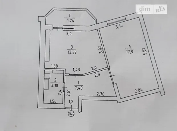 Квартира на вул. Чорновола В’ячеслава, 15А в Чернігові, ID 220103, фото №29