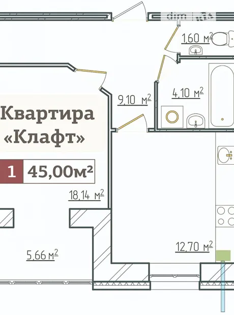 Квартира на пров. Франка Івана в Хмельницькому, ID 236202, фото №10