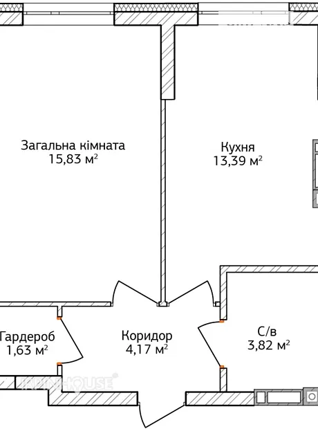 Квартира на вул. Університетська в Києві, ID 240349, фото №9