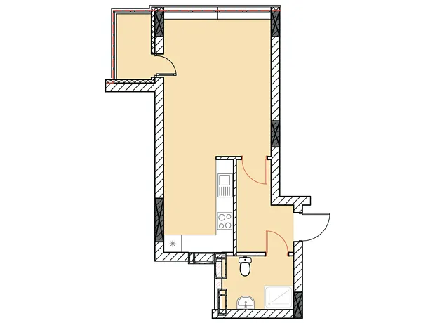 Квартира на шосе Гостомельське, 49 в Київ, ID 321278, фото №1