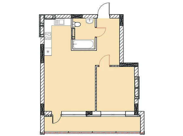 Квартира на шосе Гостомельське, 49 в Київ, ID 321276, фото №1