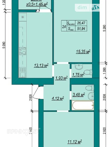 Квартира на вул. Соборна 2К/3 в Києві, ID 222548, фото №19