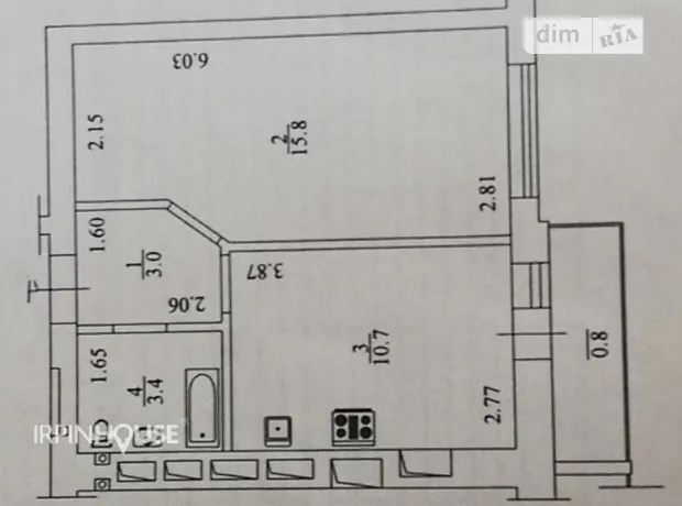 Квартира на вул. Білокур в Києві, ID 232819, фото №3