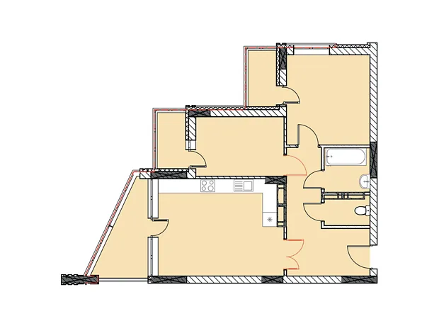 Квартира на шосе Гостомельське, 49 в Київ, ID 226817, фото №1