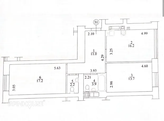 Квартира на вул. Виговського 2-Д/1 в Києві, ID 236403, фото №24