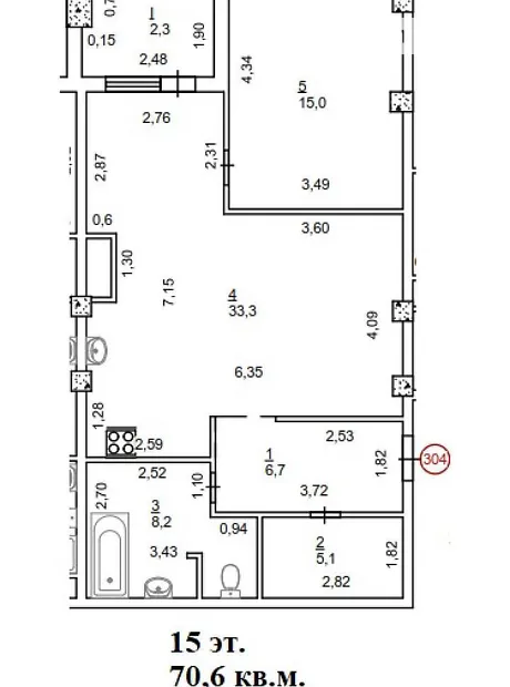 Квартира на вул. Нагірна 16/18 в Києві, ID 177298, фото №4