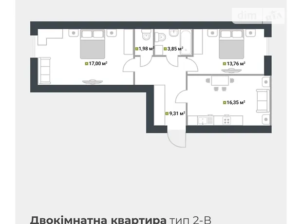 Квартира на вул. Івана Кожедуба, 8А в Києві, ID 236838, фото №18