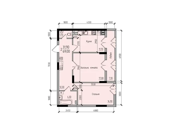 Квартира на вул. Руська, 229Б в Чернівці, ID 349444, фото №1