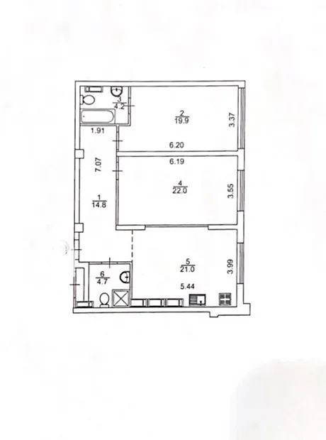 Квартира на вул. Михайла Бойчука, 41Б в Києві, ID 164085, фото №7