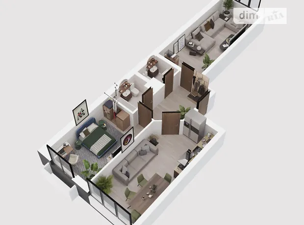 Квартира на вул. Набережна, 6 в Києві, ID 310785, фото №1
