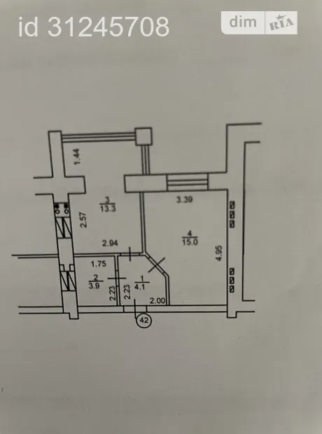 Квартира на вул. Лісова, 50 в Києві, ID 247194, фото №13