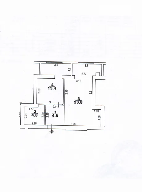 Квартира на вул. Володимира Грушевского, 4В в Києві, ID 246158, фото №8