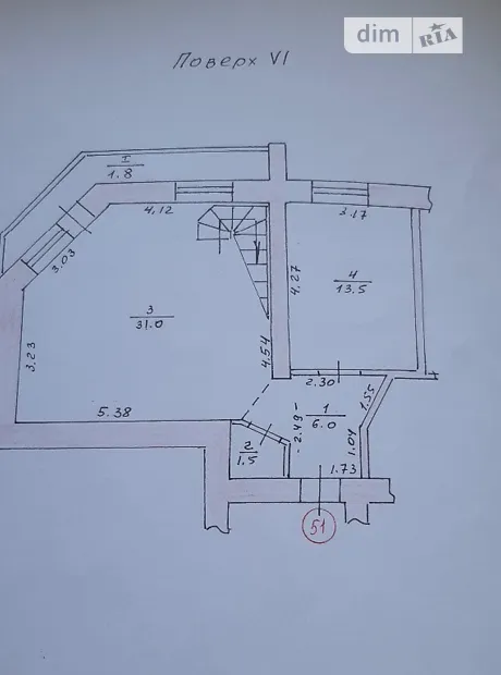 Квартира на вул. Курбаса Леся, 7 в Тернополі, ID 235605, фото №5