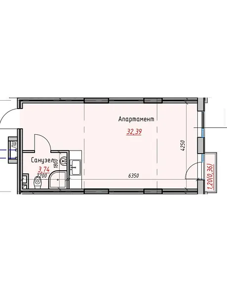 Квартира на вул. Дачна, 28 в Одесі, ID 182683, фото №7