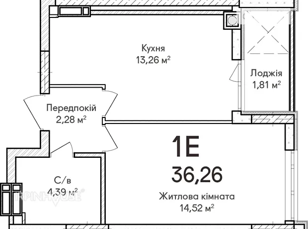Квартира на вул. Кобилянської Ольги 1В/1 в Києві, ID 224698, фото №12