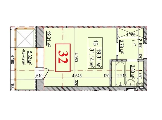 Квартира на вул. Соборна 2К/45 в Києві, ID 243899, фото №14
