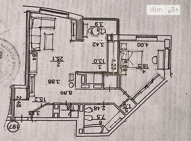 Квартира на вул. Голосіївська, 13А в Києві, ID 162711, фото №19