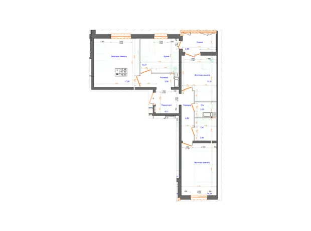 Квартира на вул. Доківська, 14 в Києві, ID 313031, фото №1