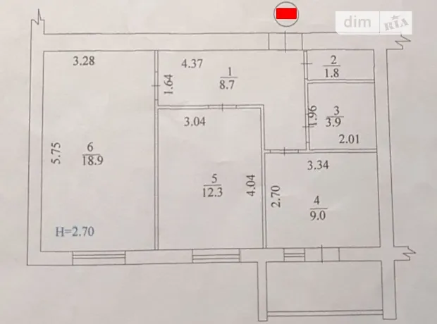 Квартира на просп. Любові Малої, 34А в Харків, ID 179082, фото №2