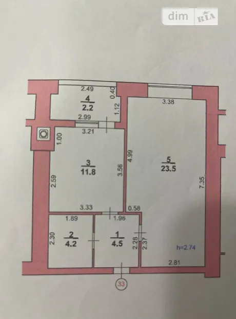 Квартира на вул. Лісогринівецька, 38 в Хмельницькому, ID 235888, фото №10