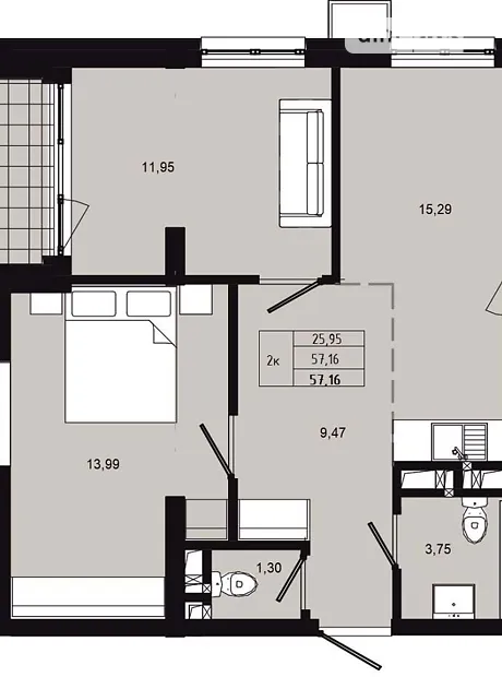 Квартира на вул. Трускавецька, 48 в Львові, ID 184154, фото №6