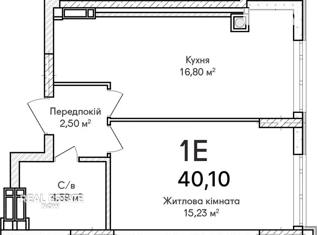 Квартира на вул. Кобилянської Ольги 1В/24 в Києві, ID 236148, фото №5