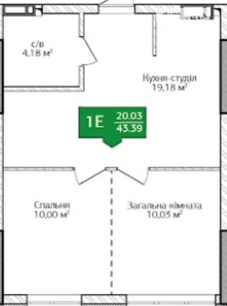 Квартира на вул. Університетська в Києві, ID 227783, фото №15