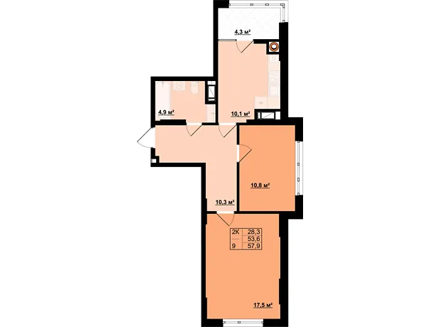 Квартира на вул. Кобилянської, 20 в Івано-Франківську, ID 242502, фото №6